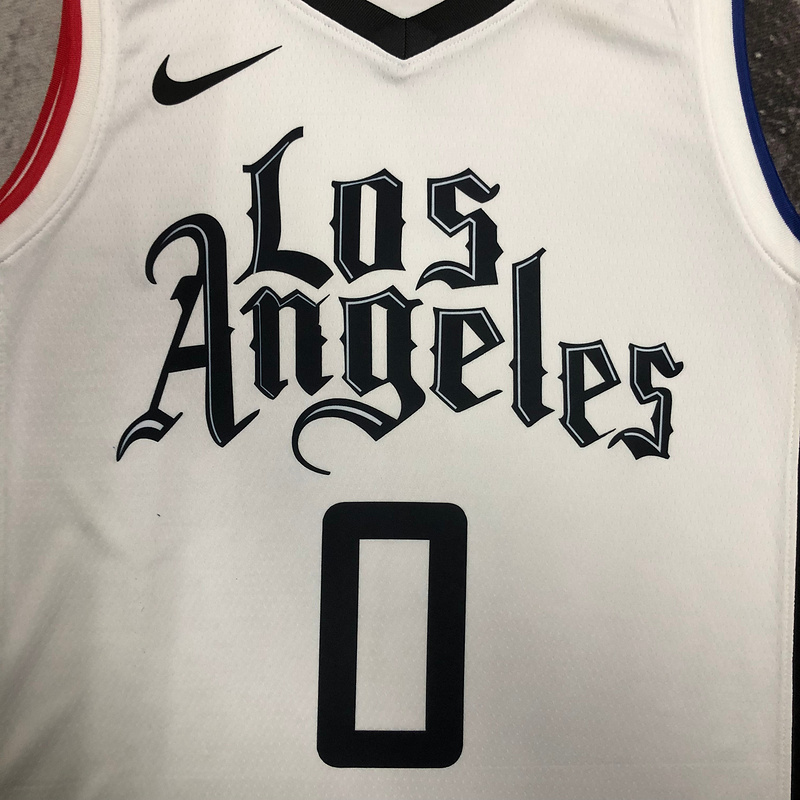 2021 NBA LA Clippers (0 WESTBROOK) Basketball Jersey