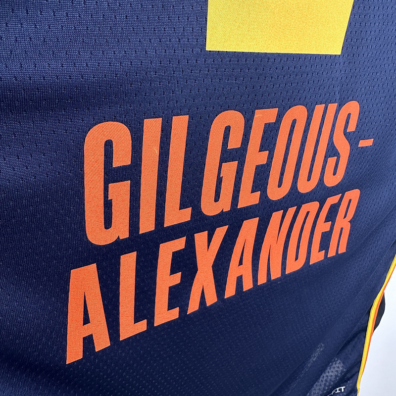 2025 NBA Oklahoma City Thunder 2 GILGEOUS-ALEXANDER Basketball Jersey