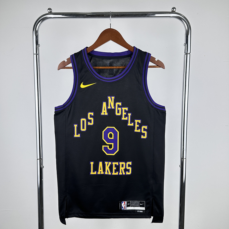 2024 NBA Lakers 9 JAMES JR Basketball Jersey