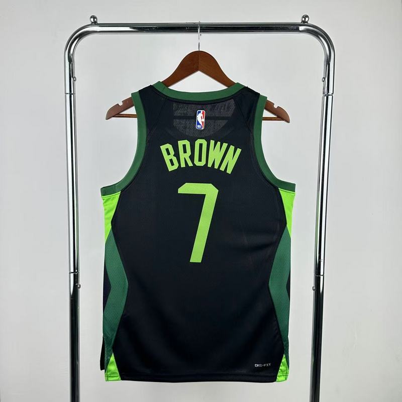 2025 NBA Boston Celtics 7 BROWN Basketball Jersey