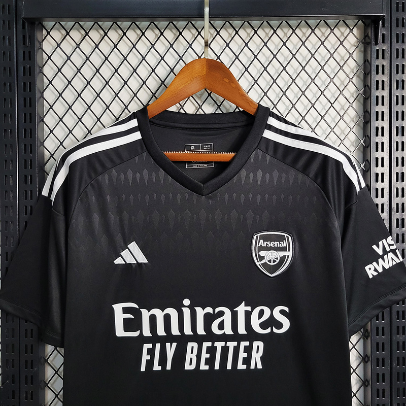 2023-24 Arsenal Black Goalkeeper Football jersey