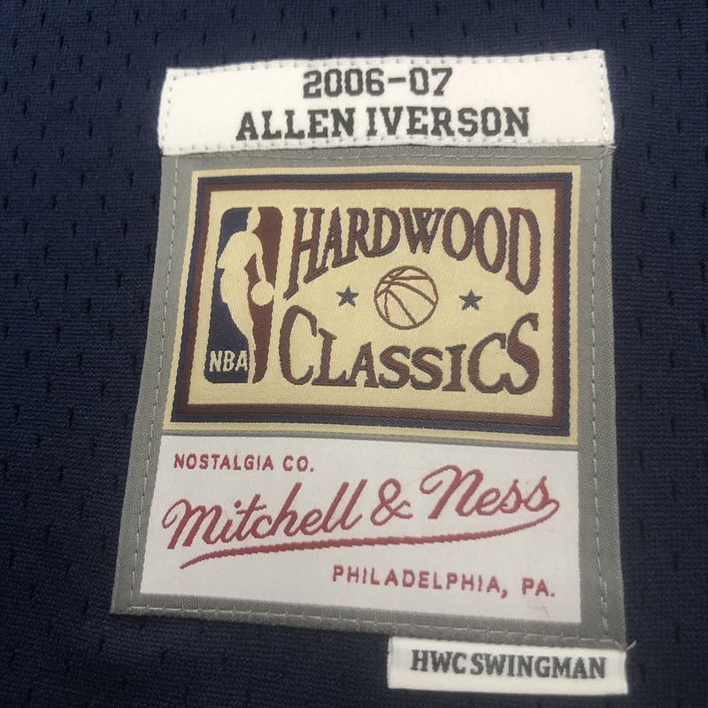 2006-67 NBA Denver Nuggets 3 IVERSON Basketball jersey