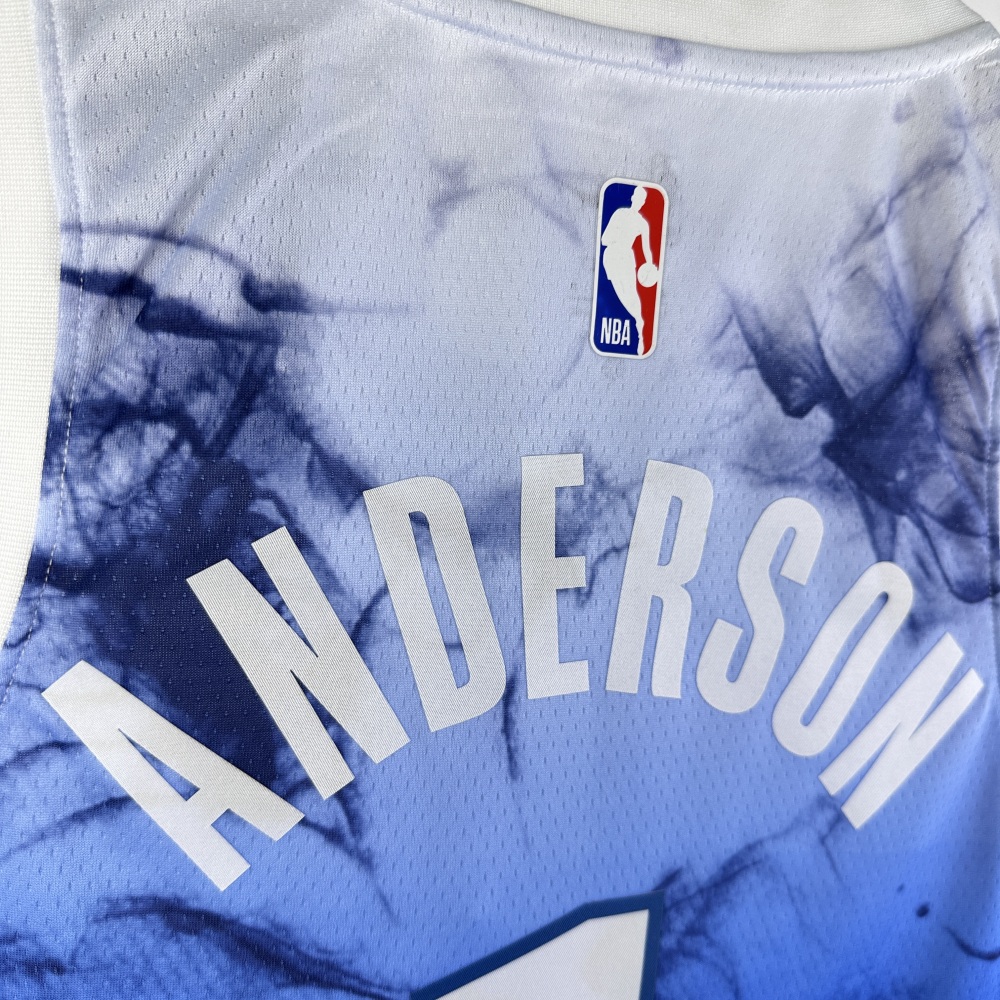 2024 NBA Minnesota Timberwolves 1 Anderson Basketball Jersey