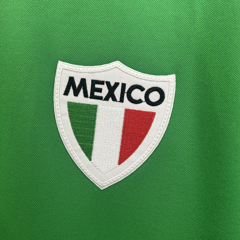 Retro 1970 Mexico home football jersey Retro