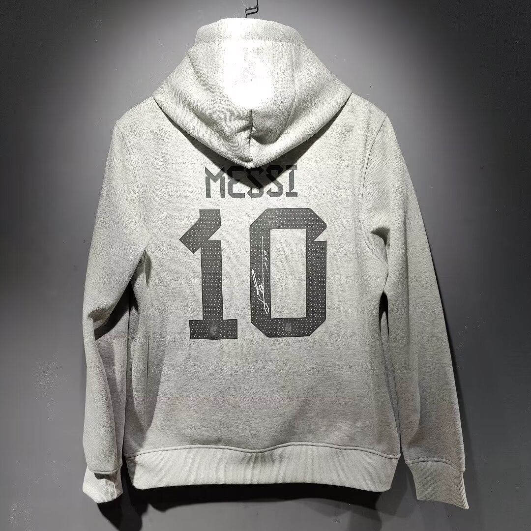 2024/25 Messi Argentina Casual Sweater Grey