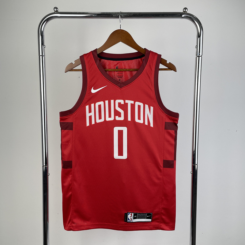2019 NBA Houston Rockets 0 WESTBROOK Basketball jersey