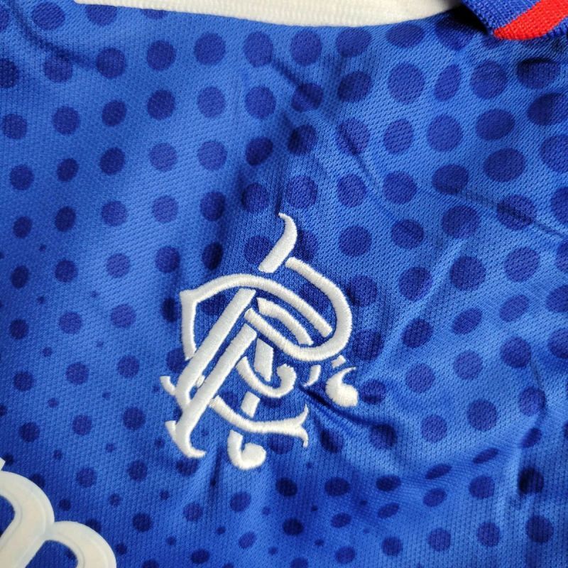 Retro 2002-03 Glasgow Rangers Home football jersey Retro