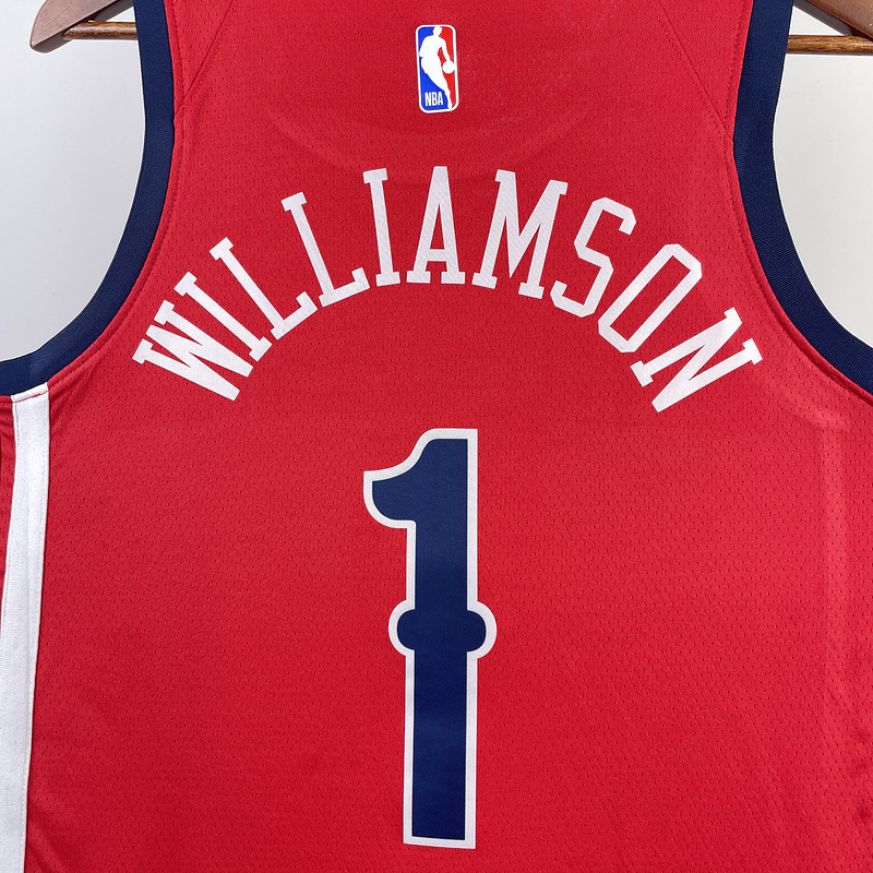 2024 NBA New Orleans Pelicans 1 WILLIAMSON Basketball Jersey