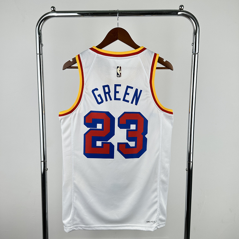 2025 NBA Golden State Warriors 23 GREEN Basketball Jersey