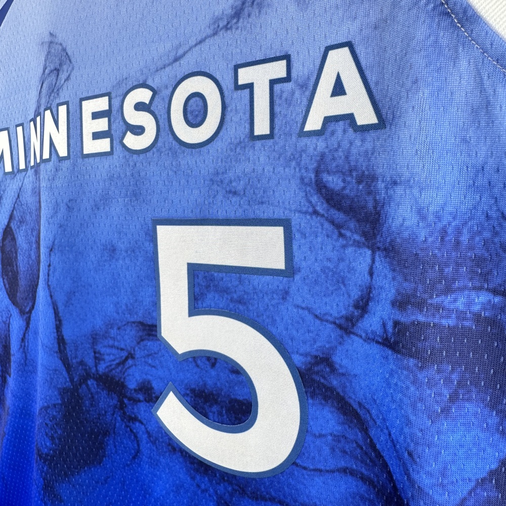 2024 NBA Minnesota Timberwolves 5 Edwards Basketball Jersey
