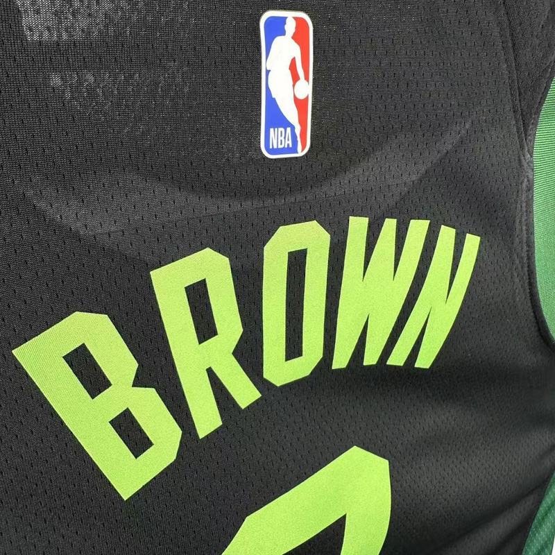 2025 NBA Boston Celtics 7 BROWN Basketball Jersey