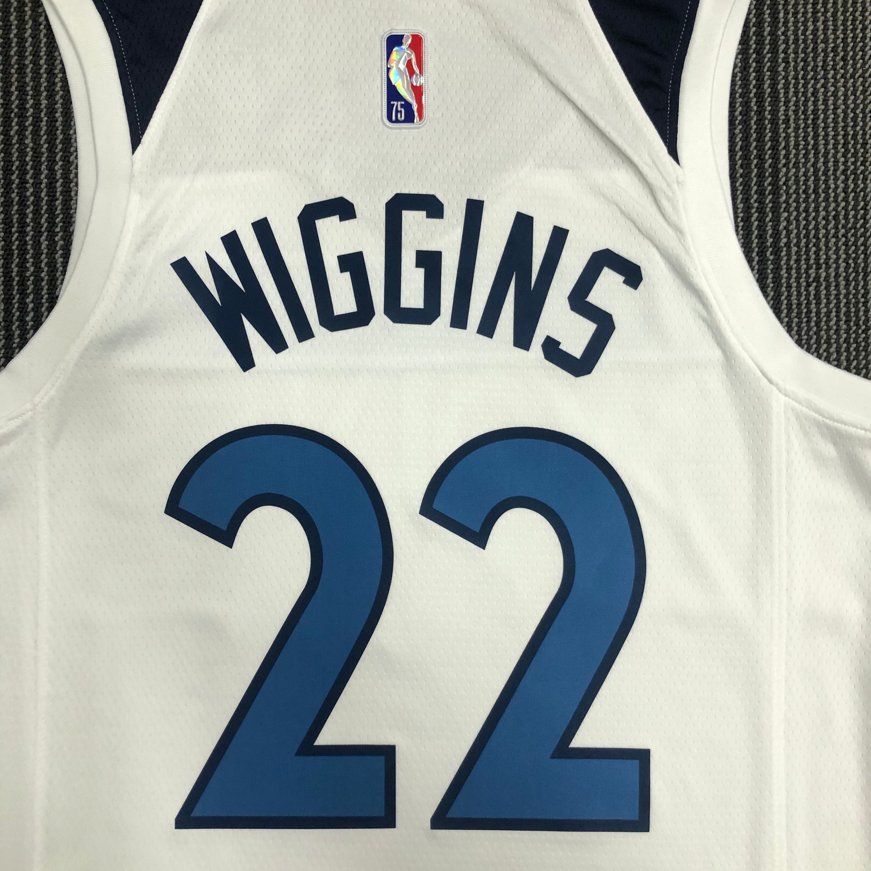 NBA 75th Anniversary Minnesota Timberwolves 22 Wiggins Basketball Jersey