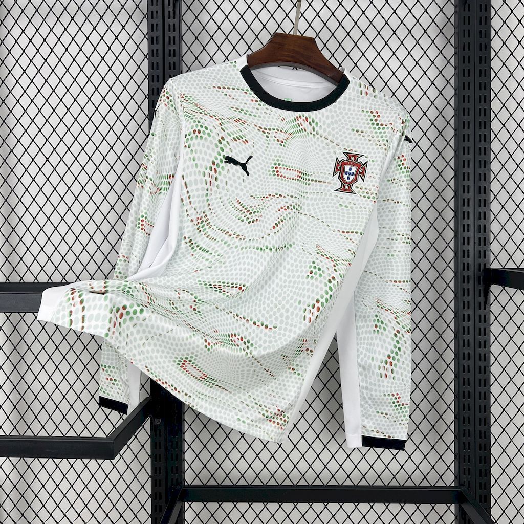 2025-26 Portugal Away Long Sleeves Football jersey