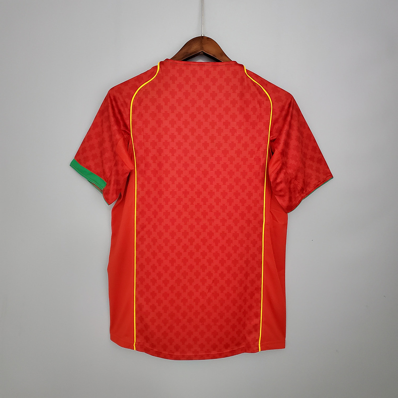 Retro 2004 Portugal home FIGO F.COUTO C.RONALDO RUI COSTA Football jersey retro