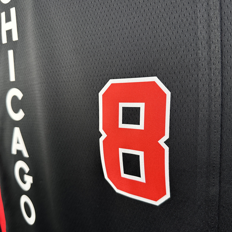 2024 NBA Chicago Bulls 8 LAVINE Basketball Jersey