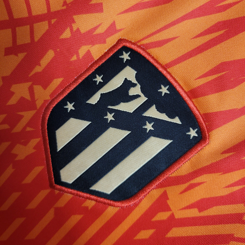 2022-23 Atletico Madrid Training Server Orange Football jersey
