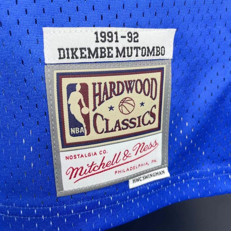 1991-92 NBA Denver Nuggets 55 MUTOMBO Basketball jersey