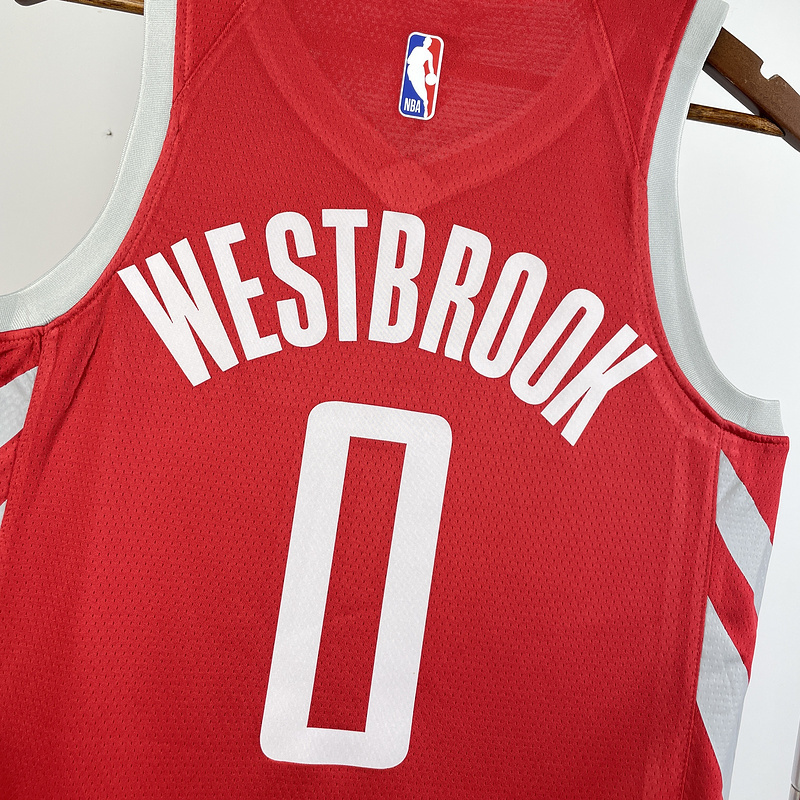 2019 NBA Houston Rockets 0 WESTBROOK Basketball jersey