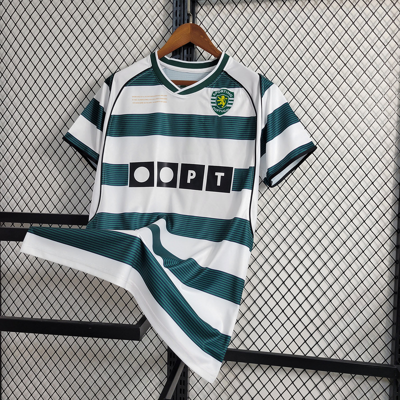 Retro 2001-03 Sporting Lisbon Home Football jersey retro