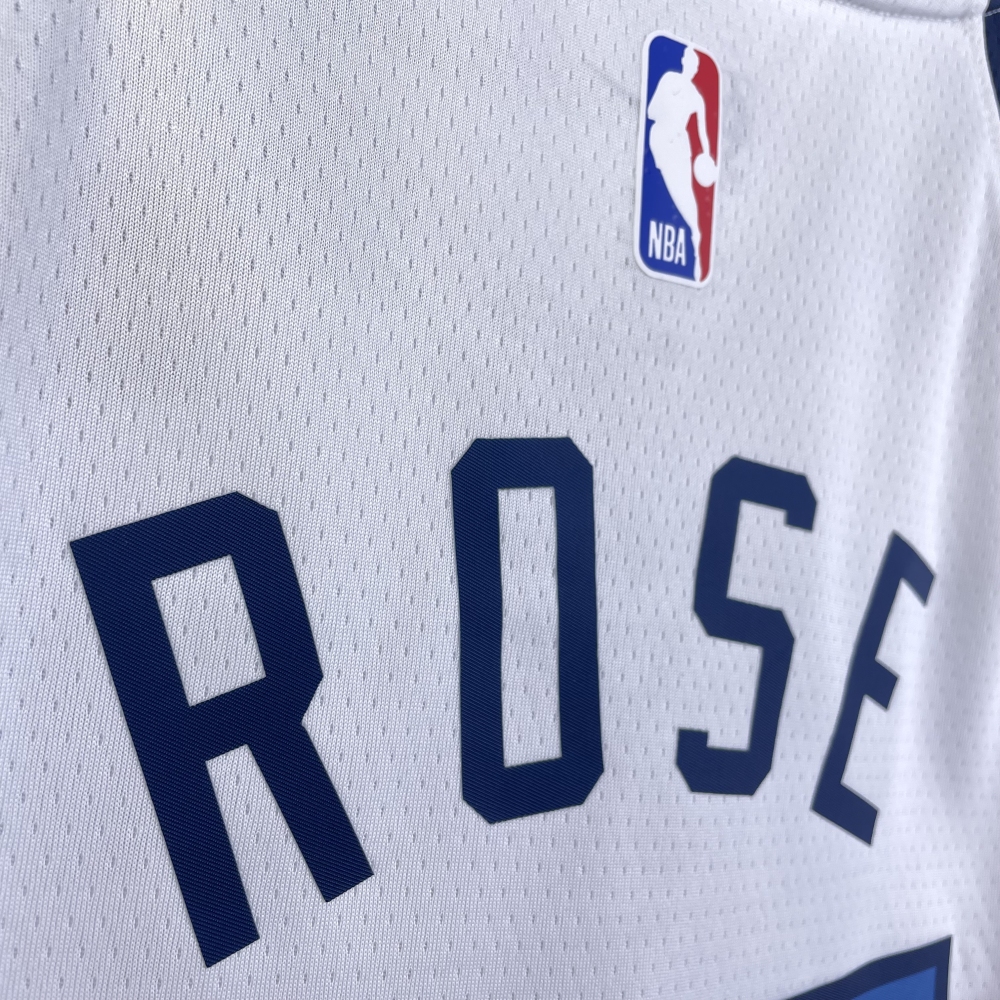 2023 NBA Minnesota Timberwolves 25 Rose Basketball Jersey