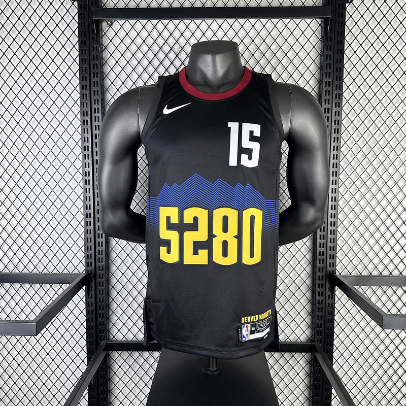 2024 NBA Denver Nuggets 15 JOKIC Basketball Jersey