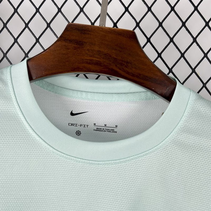 2025-26 Brazil season green and white Football jersey