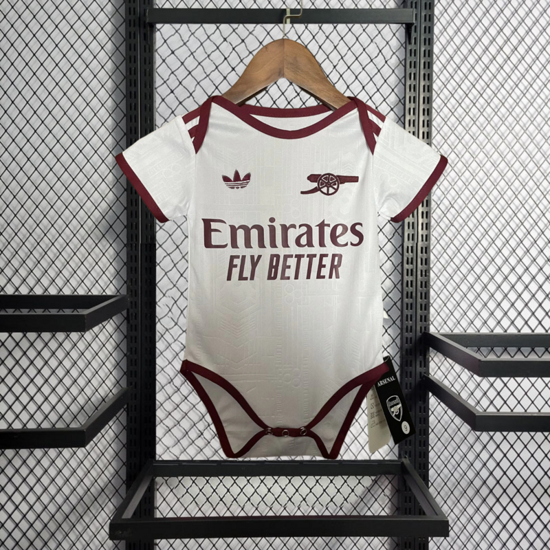 2025-26 Baby Arsenal 2 Away Football jersey