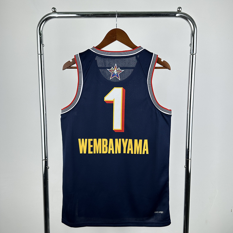 2025 NBA All Star Game 1 WEMBANYAMA Basketball Jersey