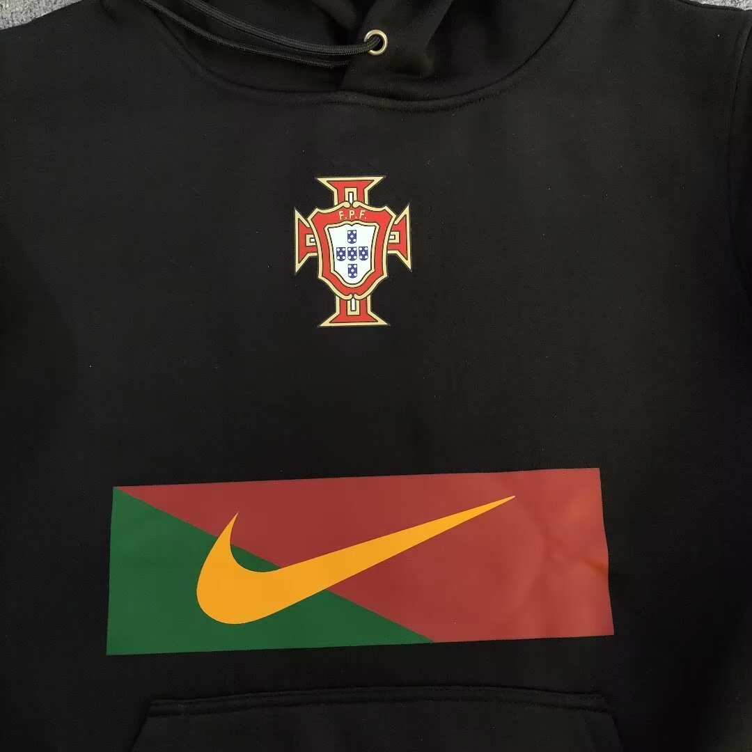 2024/25 Portugal black casual sweater.