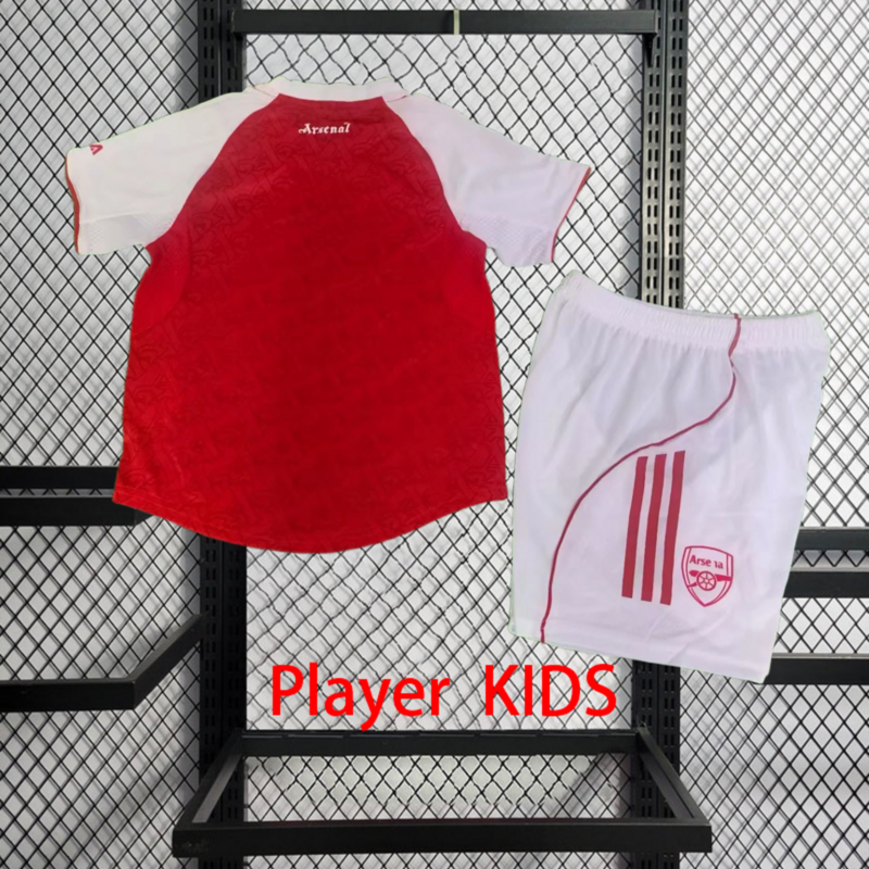 Player 2025-26 Arsenal Home Kids football jersey Player KIDS