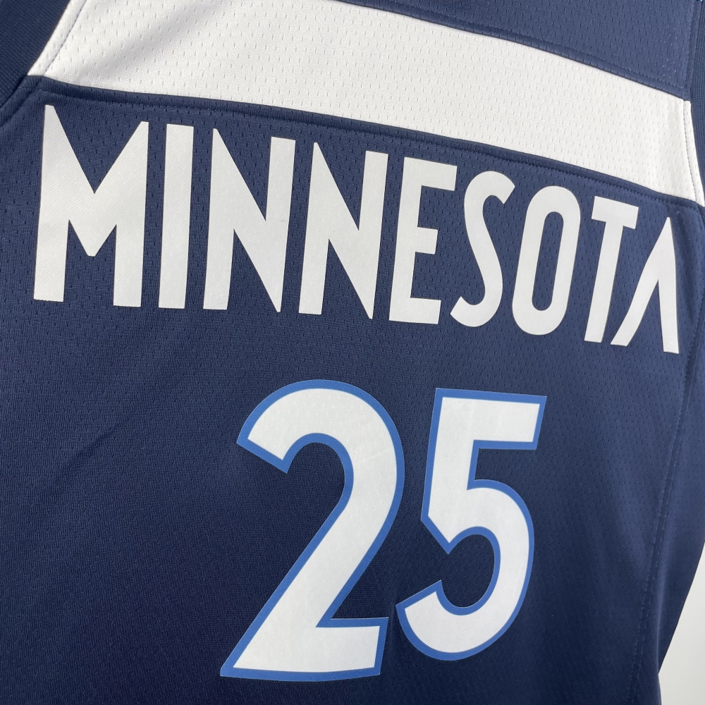 2023 NBA Minnesota Timberwolves 25 Rose Basketball Jersey