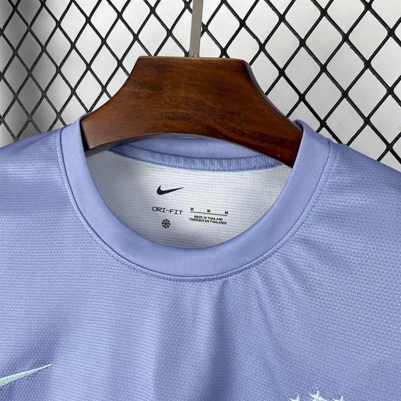 2025-26 Brazil season light purple Football jersey