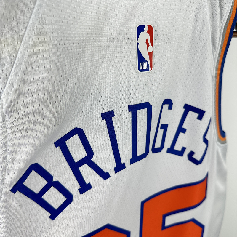 2025 NBA New York Knicks 25 BRIDGES Basketball Jersey