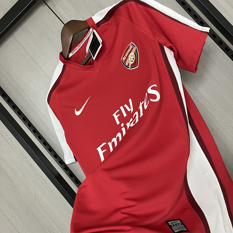 Retro 2007-08 Arsenal Home Football jersey retro