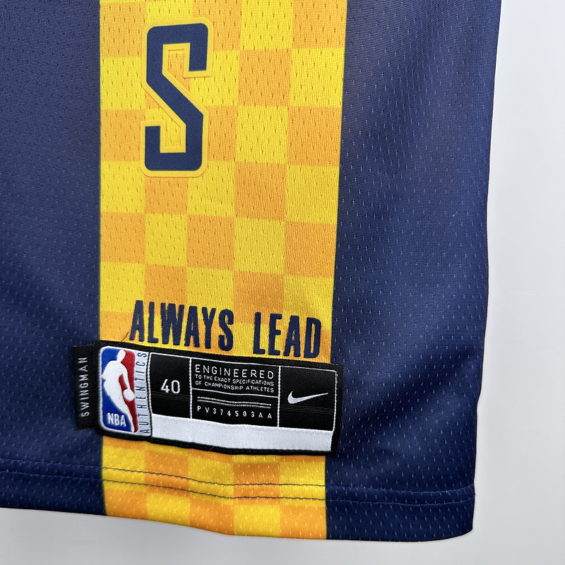 2018 NBA Indiana Pacers 0 HALLIBURTON Basketball jersey