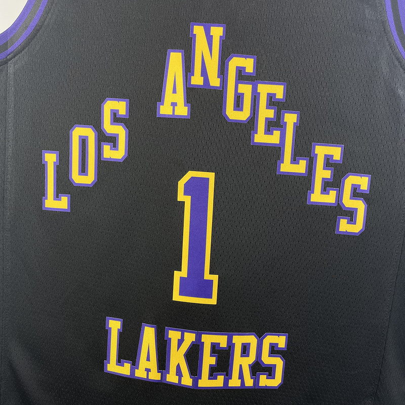 2024 NBA Lakers 1 RUSSELL Basketball Jersey