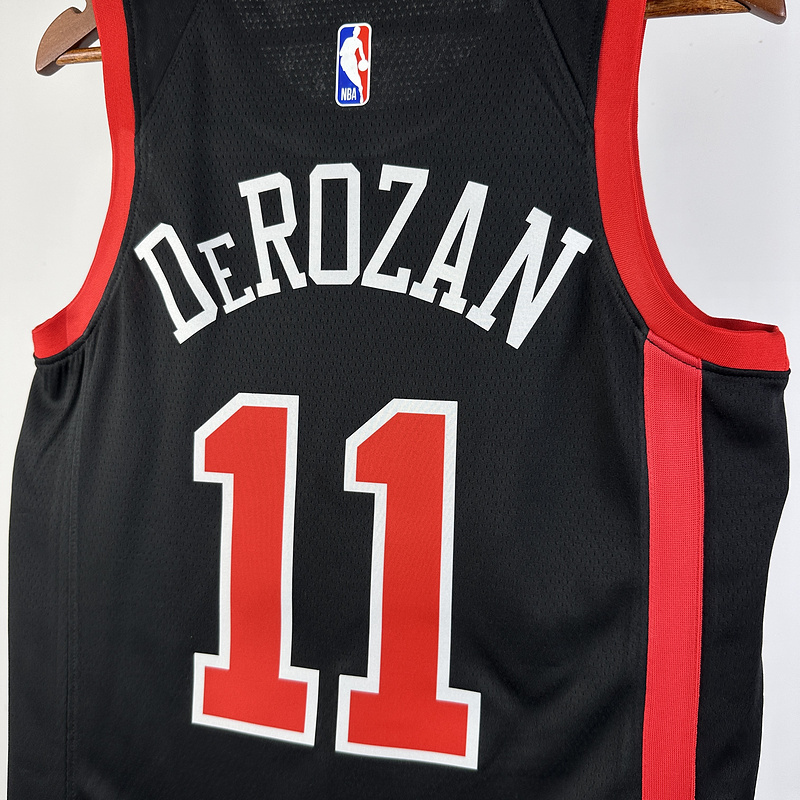 2024 NBA Chicago Bulls 11 DEROZAN Basketball Jersey