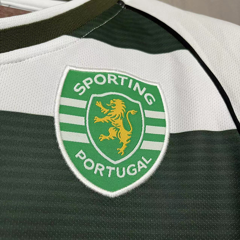2001-03 Retro Sporting Lisbon Home Football Shirt 1:1 Thai Quality