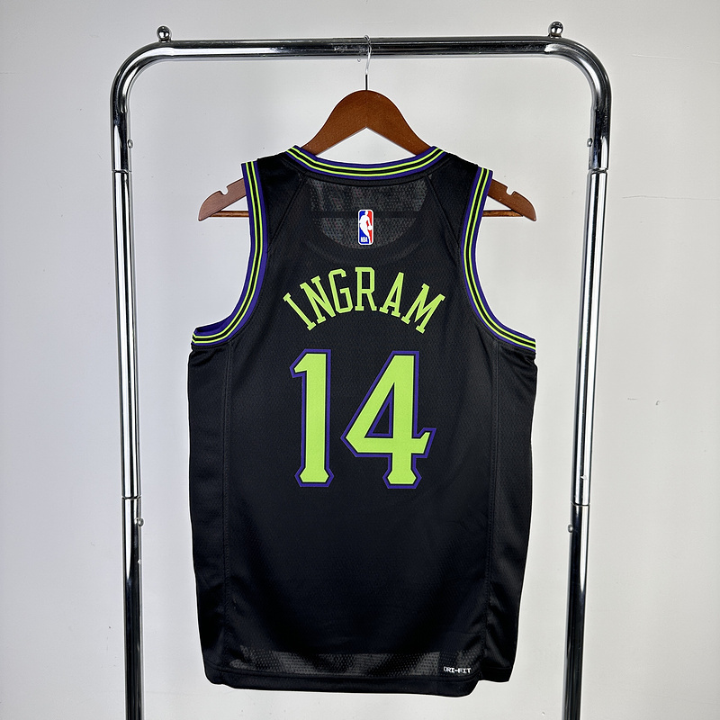 2024 NBA New Orleans Pelicans 14 INGRAM Basketball Jersey
