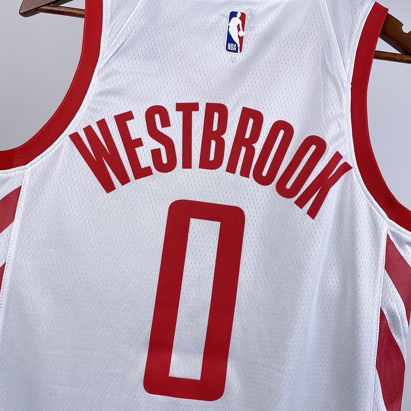 2019 NBA Houston Rockets 0 WESTBROOK Basketball jersey