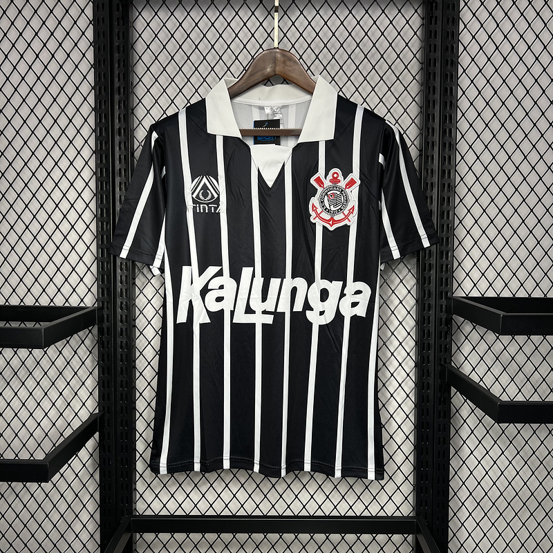 Retro 1990 Corinthians Away Football jersey retro