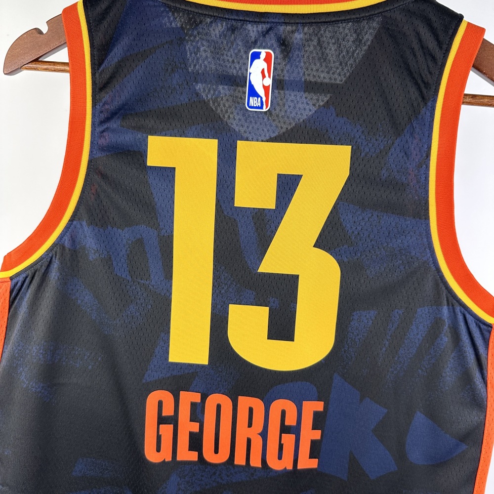 2024 NBA Oklahoma City Thunder 13 George Basketball Jersey