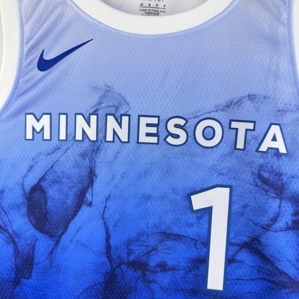 2024 NBA Minnesota Timberwolves 1 Anderson Basketball Jersey