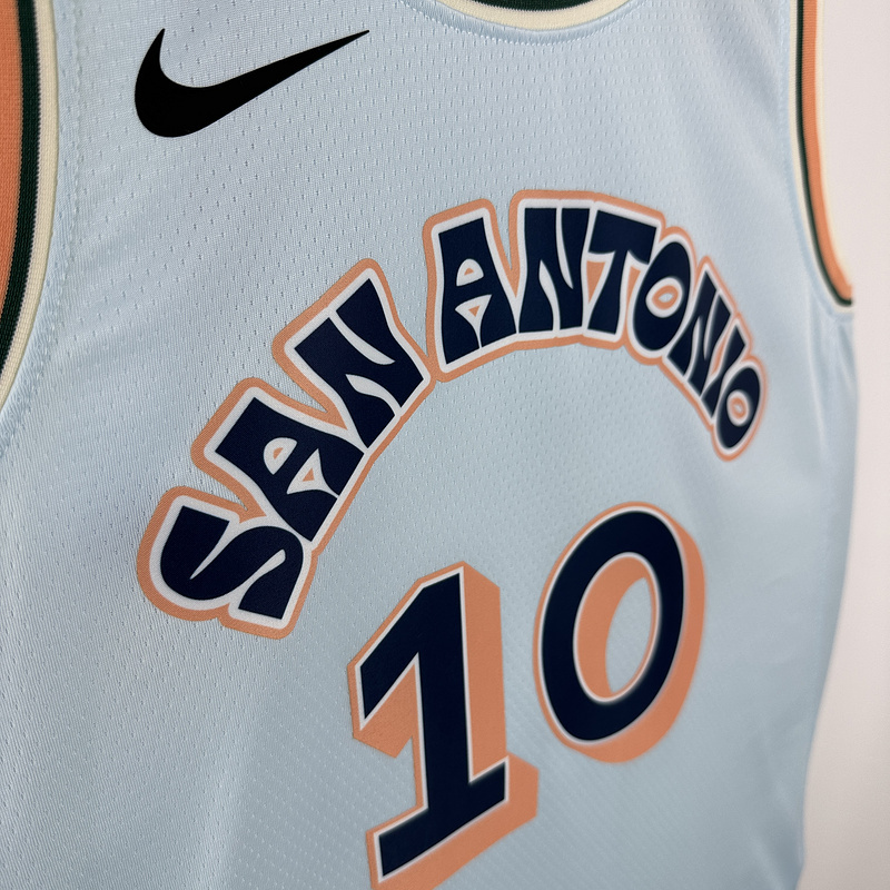 2025 NBA San Antonio Spurs 10 SOCHAN Basketball Jersey