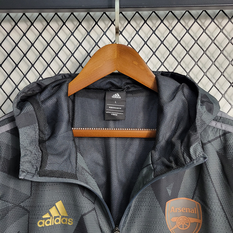 22-23 Windbreaker Arsenal Black