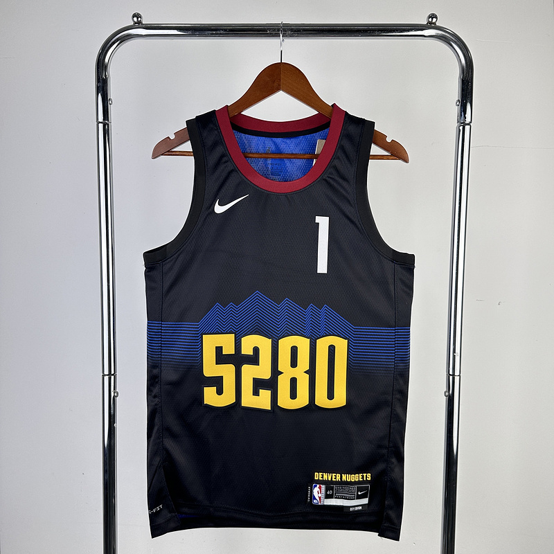 2024 NBA Denver Nuggets 1 PORTER JR. Basketball Jersey