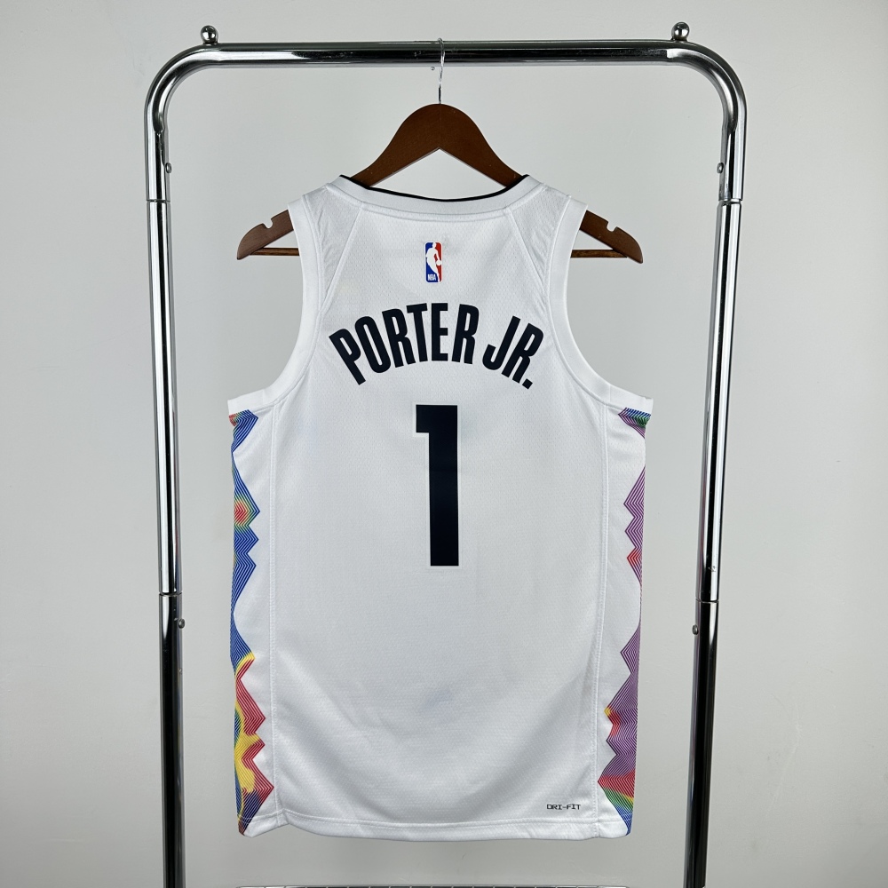 2025 NBA Denver Nuggets 1 PORTER JR. Basketball Jersey