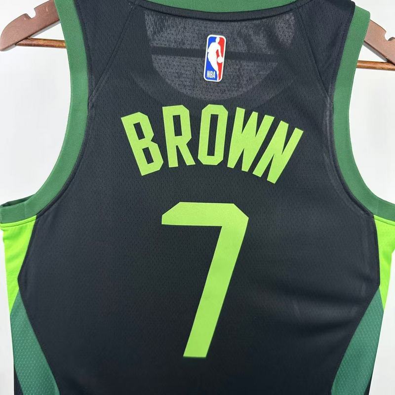 2025 NBA Boston Celtics 7 BROWN Basketball Jersey
