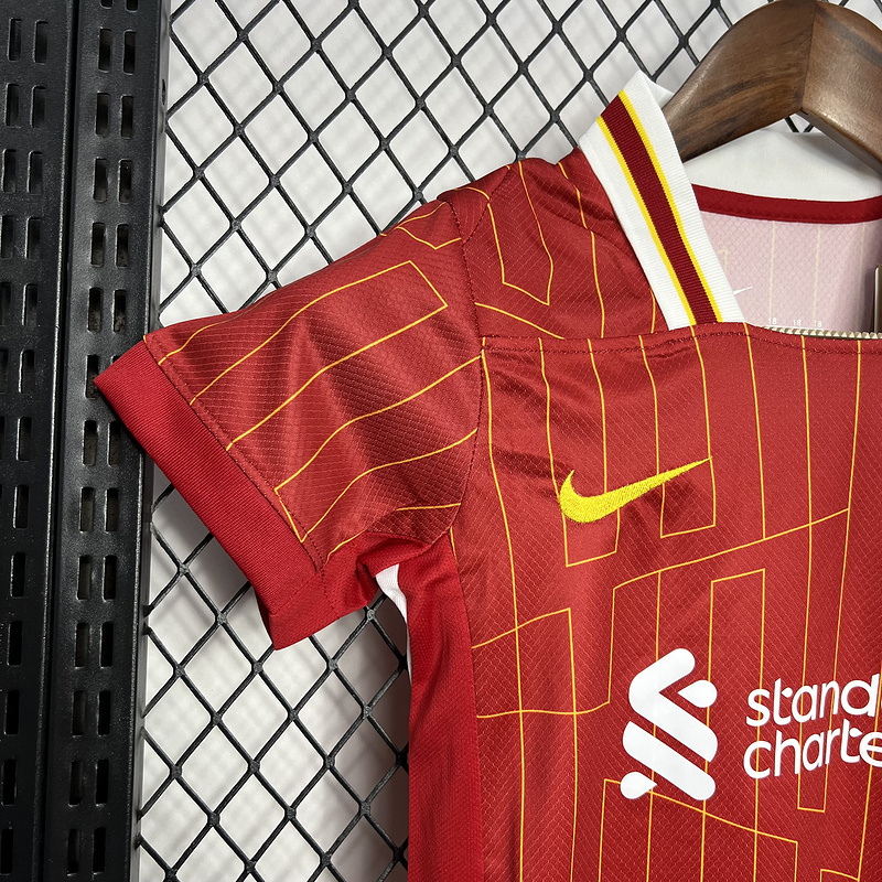 2024-25 Liverpool Home KIDS Football Jersey