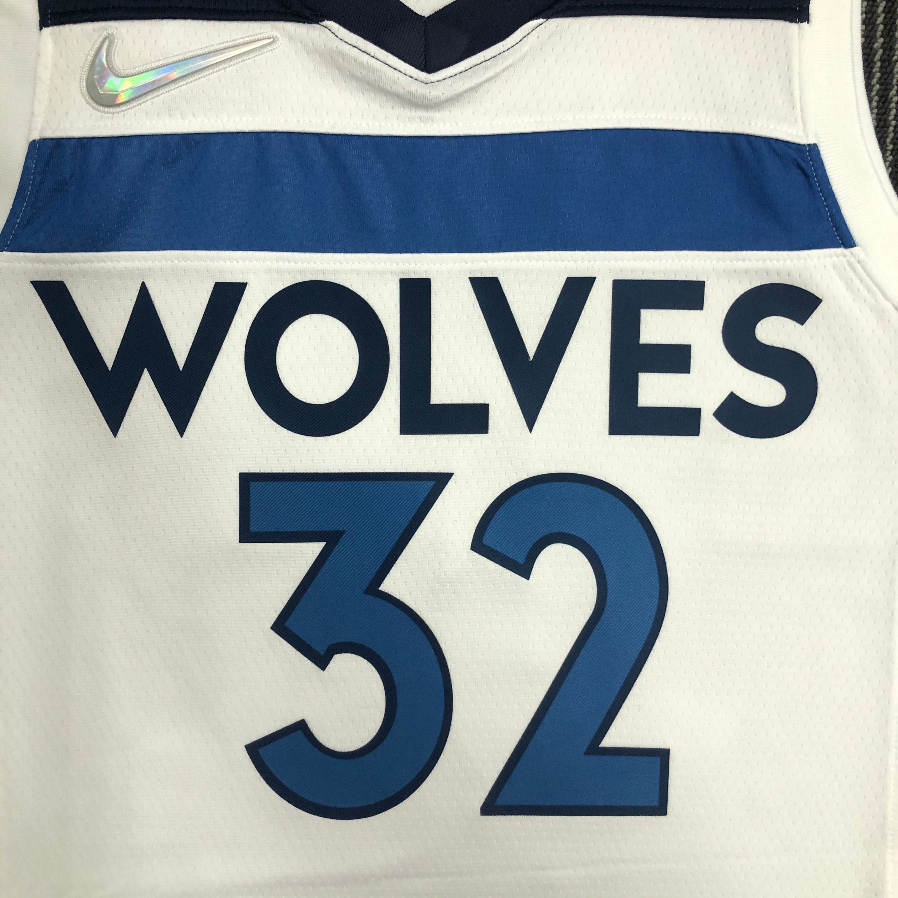 NBA 75th Anniversary Minnesota Timberwolves 32 Towns Basketball Jersey